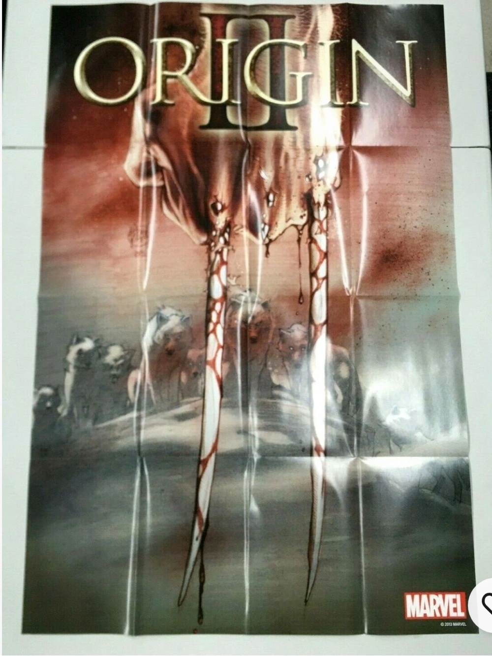 Wolverine: Origin I| promotional poster featuring artwork by Adam Kubert